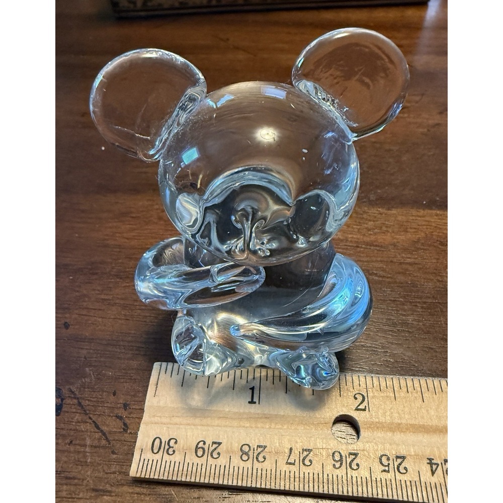 VTG Clear Blown Glass Koala Bear 3" Collectible Figurine Art Glass PLS READ DESC